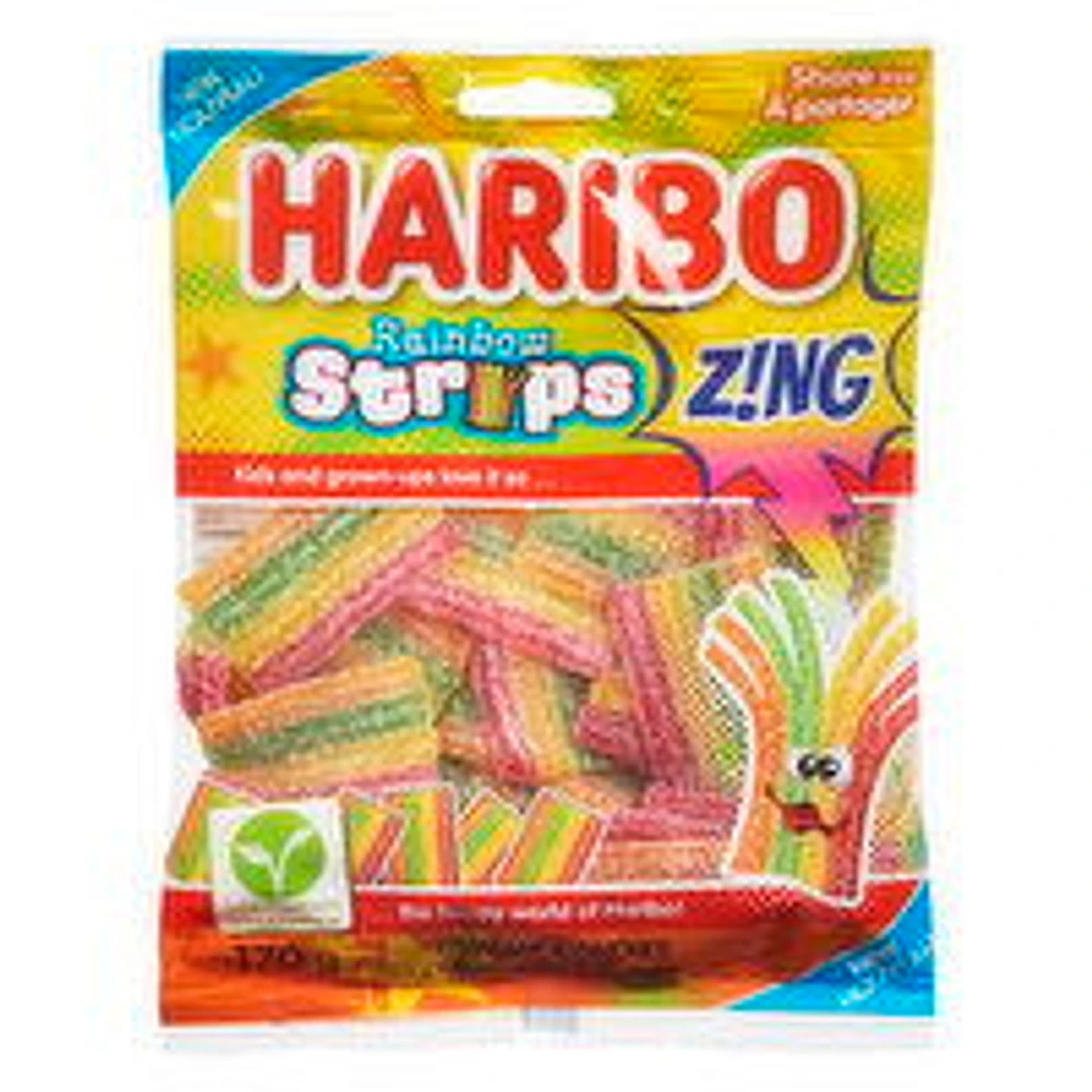 Haribo - Rainbow Strips, 170 Gram