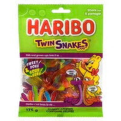 Haribo - Haribo Twin Snakes, 175 Gram