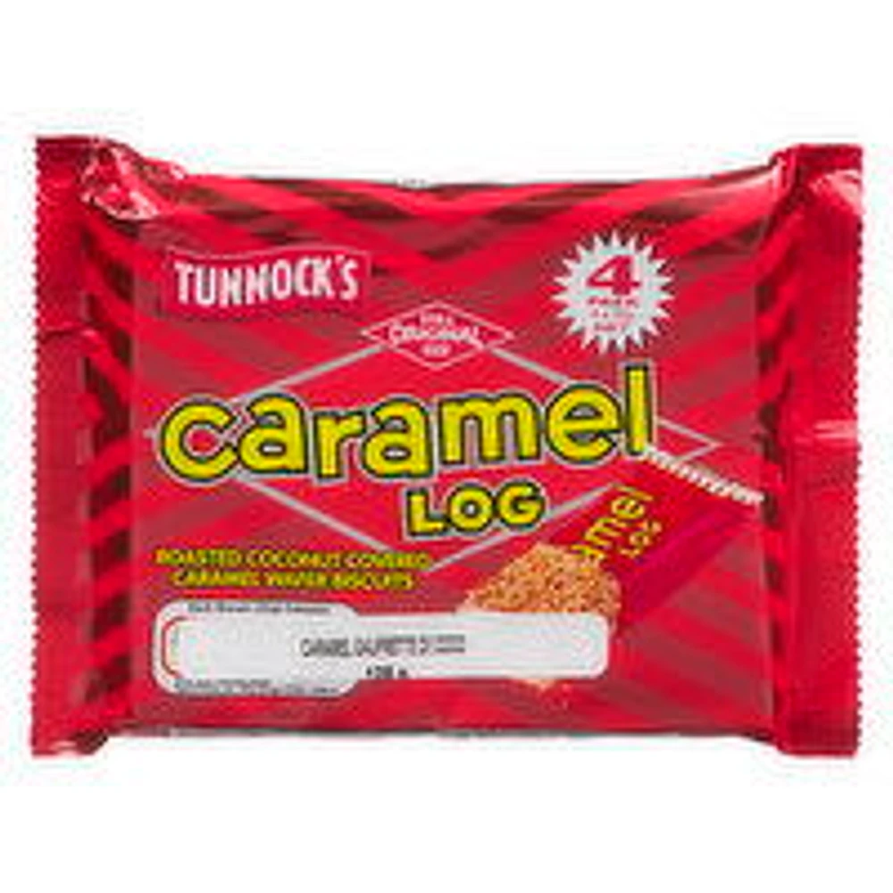 Tunnocks - Caramel Log Biscuits, 4 Each