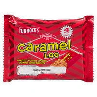 Tunnocks - Caramel Log Biscuits, 4 Each