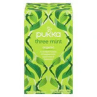 pukka Tea - Three Mint Organic, 20 Each