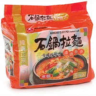 NONG SHIM - Korean Clay Pot Noodle Ramyun Noodle, 5 Each