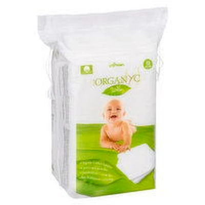 Organyc - 100% organic cotton squares, Baby 60 pcs, 60 Each