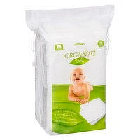 Organyc - 100% organic cotton squares, Baby 60 pcs, 60 Each