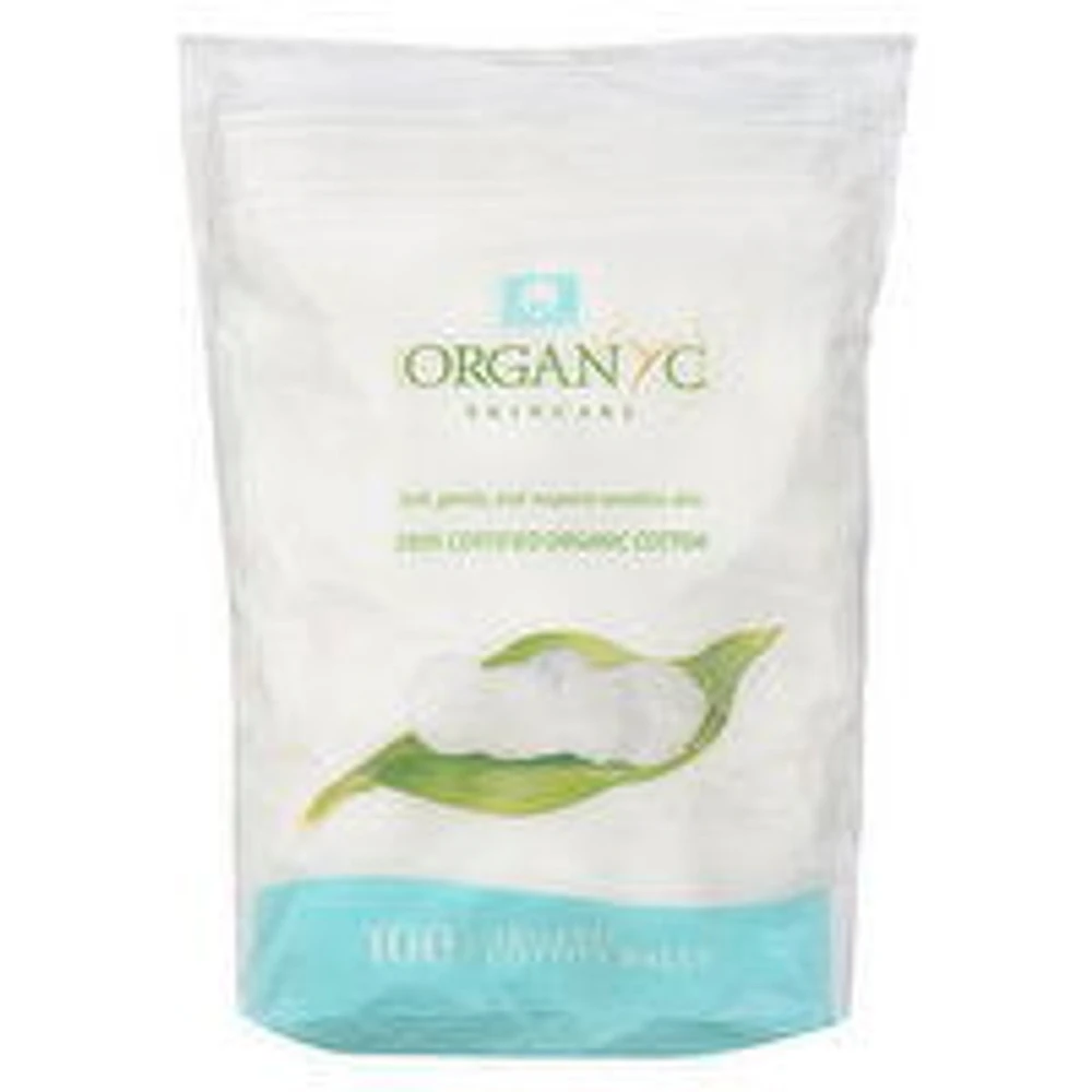 Organyc - Cotton Balls, 100 Each