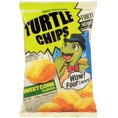 ORION - ORION Turtle Chips Corn Soup Flv, 160 Gram
