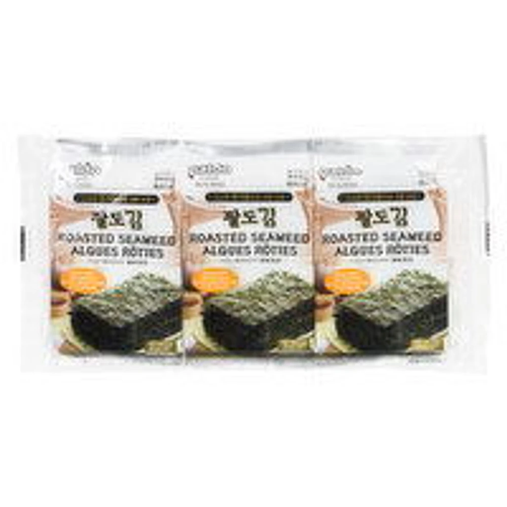 paldo - Roasted Seaweed Snack, 3 Each