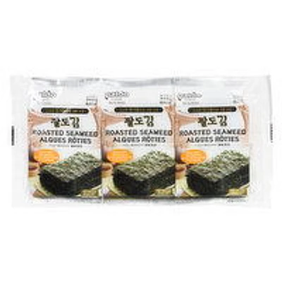 paldo - Roasted Seaweed Snack, 3 Each