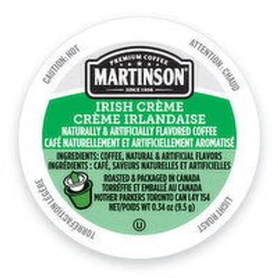 Martinson - Coffee Pods, Irish Creme, 1 Each