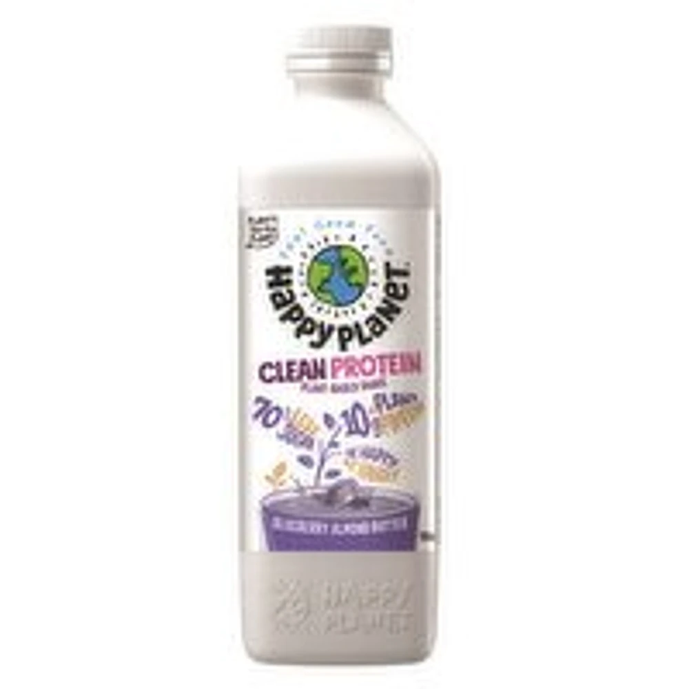 Happy Planet - Protein Smoothie, Blueberry Almond Butter, 900 Millilitre