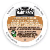 Martinson - Coffee Pods, Hazelnut Creme, 1 Each