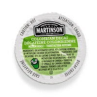 Martinson - Coffee Pods, Columbian Decaf, 1 Each