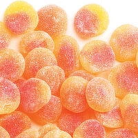 Candy - Peach Slices Sour, Bulk, 100 Gram