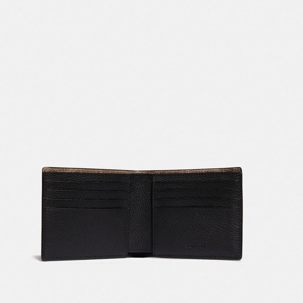 3 In 1 Wallet With Signature Canvas Detail