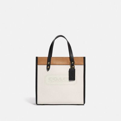 Field Tote 22 Colorblock With Coach Badge