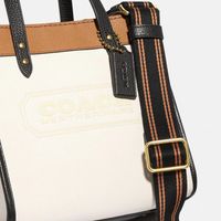 Field Tote 22 In Colorblock With Coach Badge