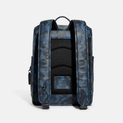 League Flap Backpack With Camo Print