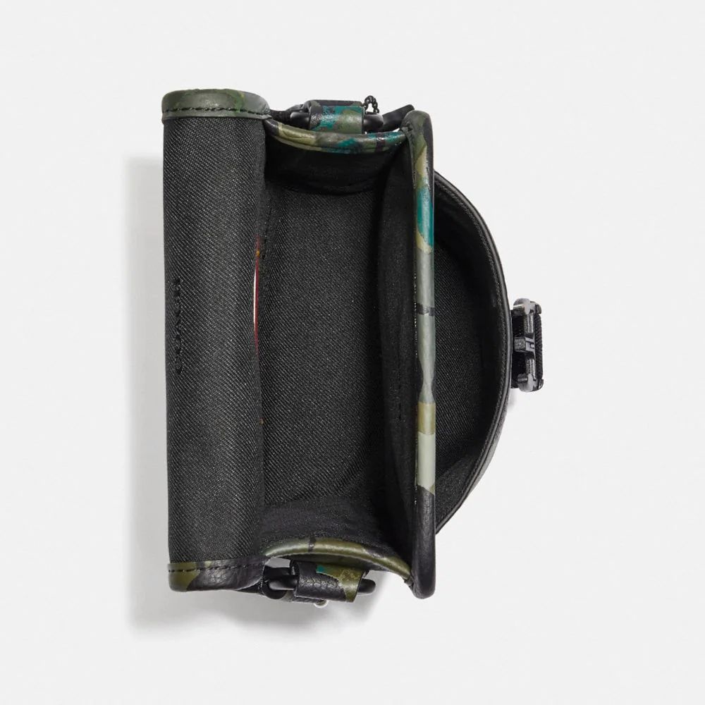 Charter North/South Crossbody With Hybrid Pouch With Camo Print