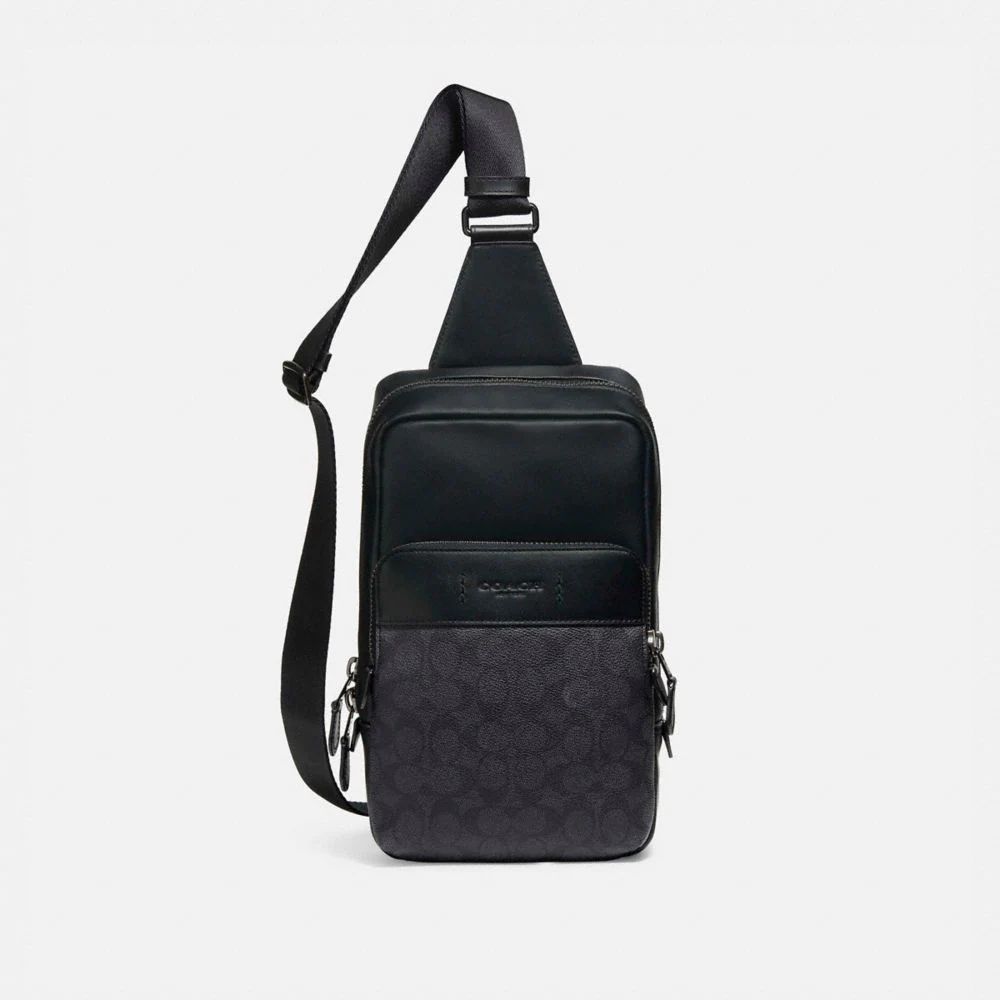 Coach Men's Gotham Portfolio Bag - Charcoal