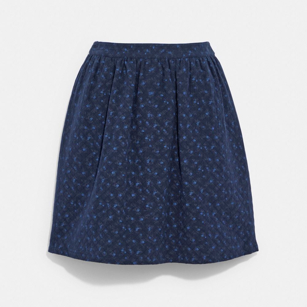 Mini Quilted Skirt Organic Cotton