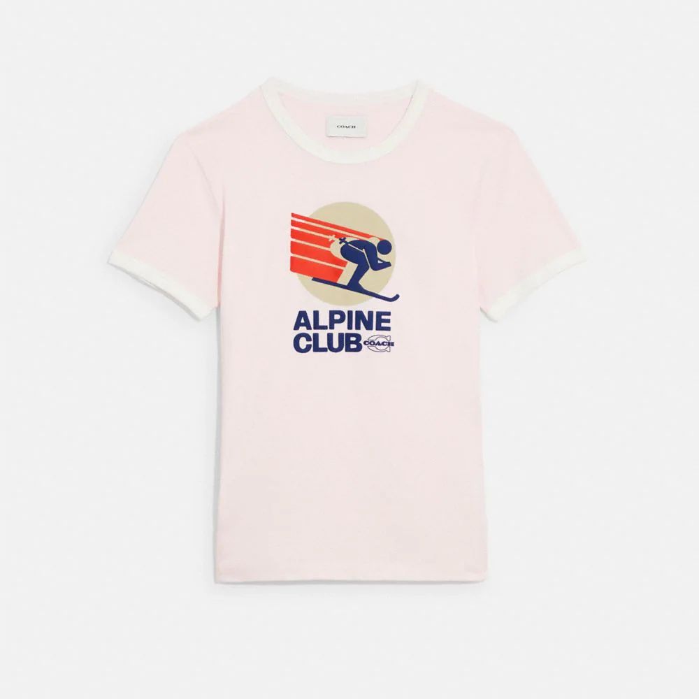 Alpine Club T Shirt Organic Cotton
