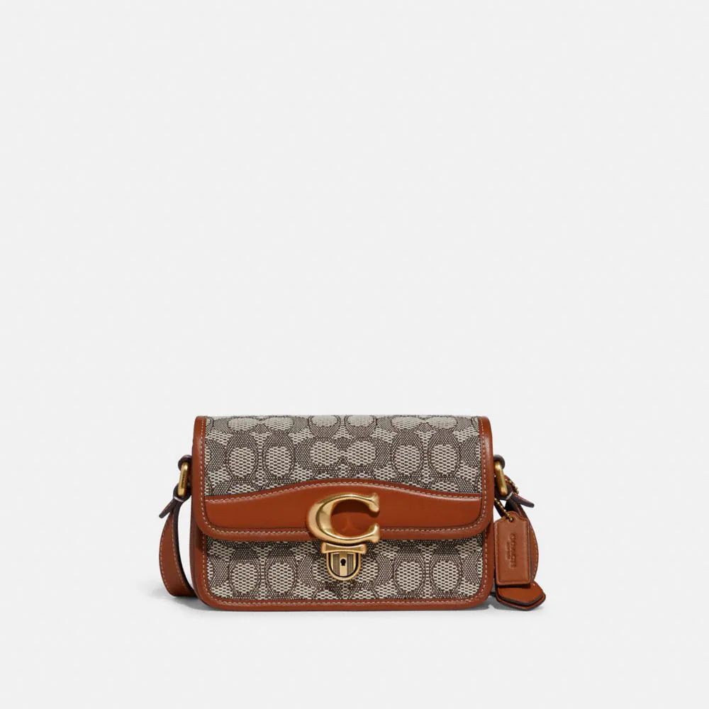 Studio Shoulder Bag 19 In Signature Jacquard