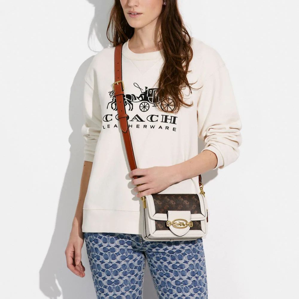 Hero Crossbody With Horse And Carriage Print