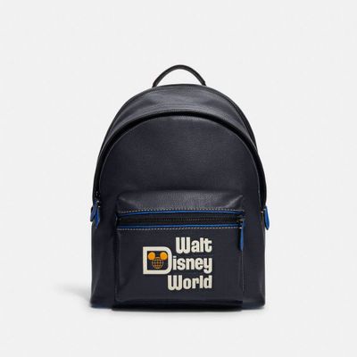 Disney X Coach Charter Backpack With Walt Disney World Motif