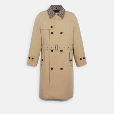 Trench Coat Organic Cotton And Recycled Polyester