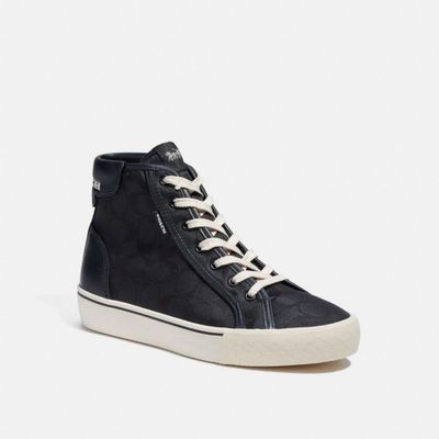 Citysole High Top Platform Sneaker Recycled Signature Jacquard