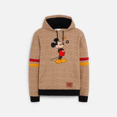 Disney X Coach Mickey Mouse Signature Hoodie Organic Cotton