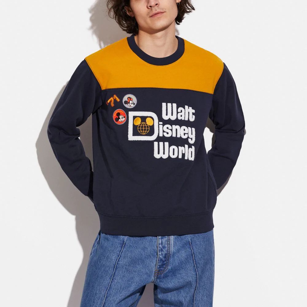 Disney X Coach Walt World Sweatshirt Organic Cotton