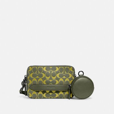 Charter Crossbody With Hybrid Pouch Signature Leather