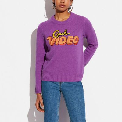 Video Crewneck Sweater