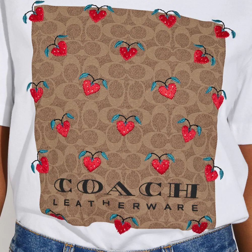 Signature Strawberry T Shirt Organic Cotton