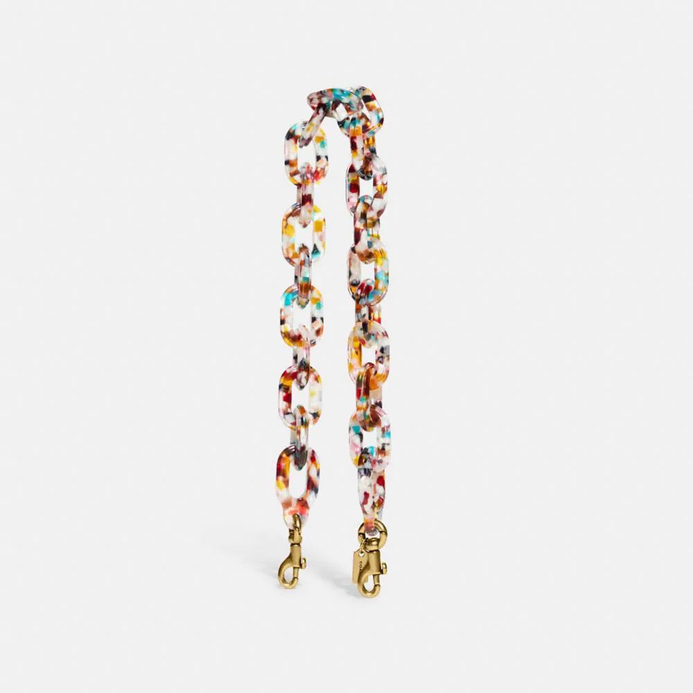 COACH® Short Chain Strap With Recycled Resin