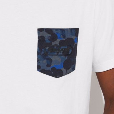 Solid Camo Printed Pocket T Shirt Organic Cotton