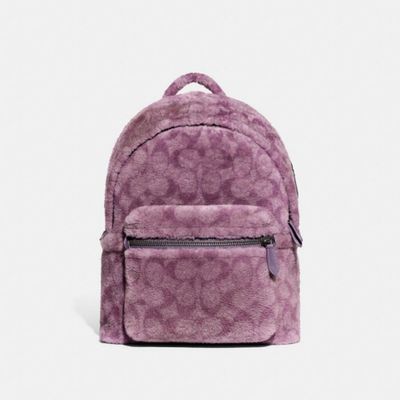 Charter Backpack Signature Shearling