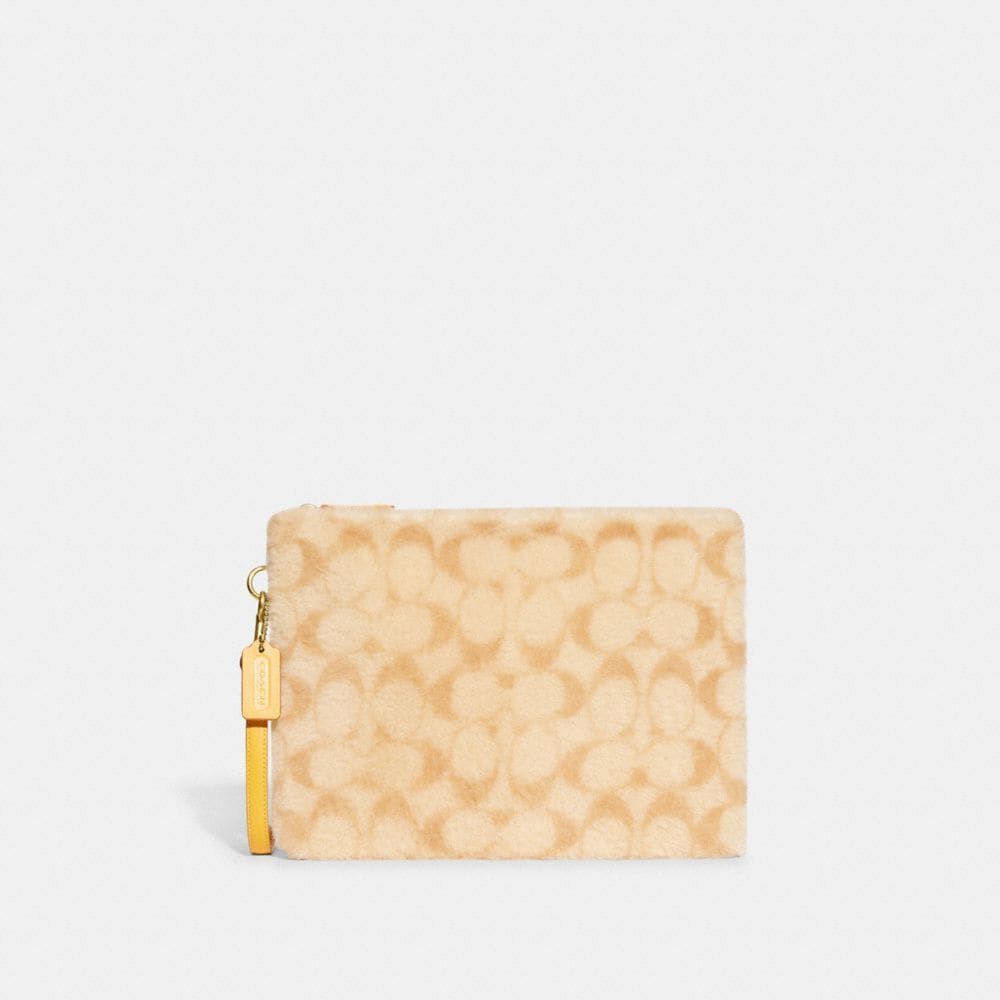 Charter Pouch Signature Shearling