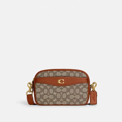 Camera Bag In Signature Textile Jacquard