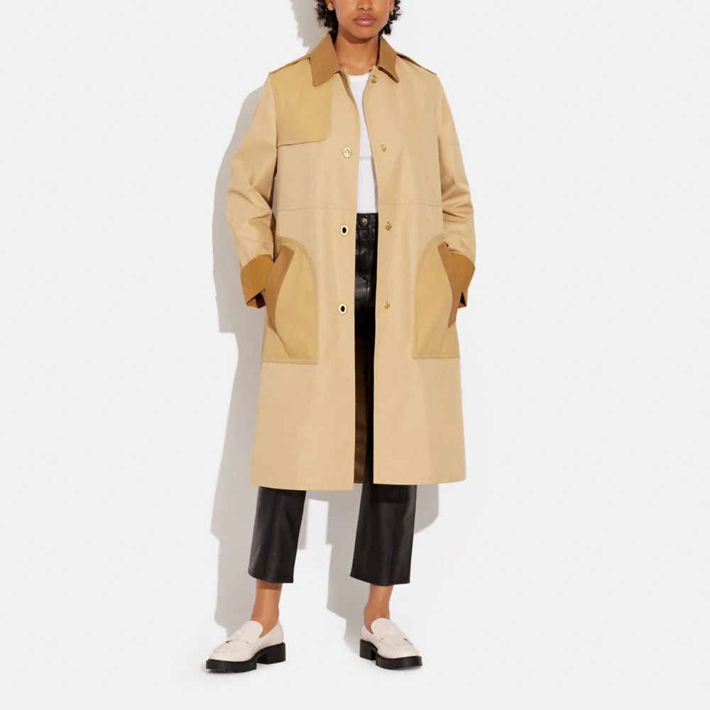 Turnlock Trench Recycled Polyester And Organic Cotton