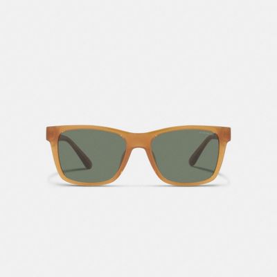 Retro Square Badge Sunglasses