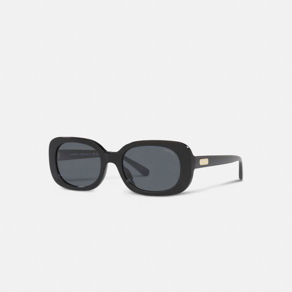Badge Rounded Square Sunglasses