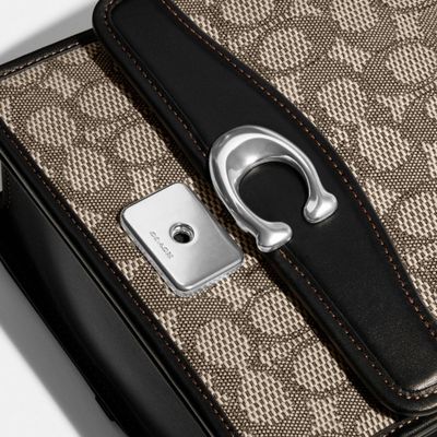 Bandit Shoulder Bag 20 In Textile Signature Jacquard