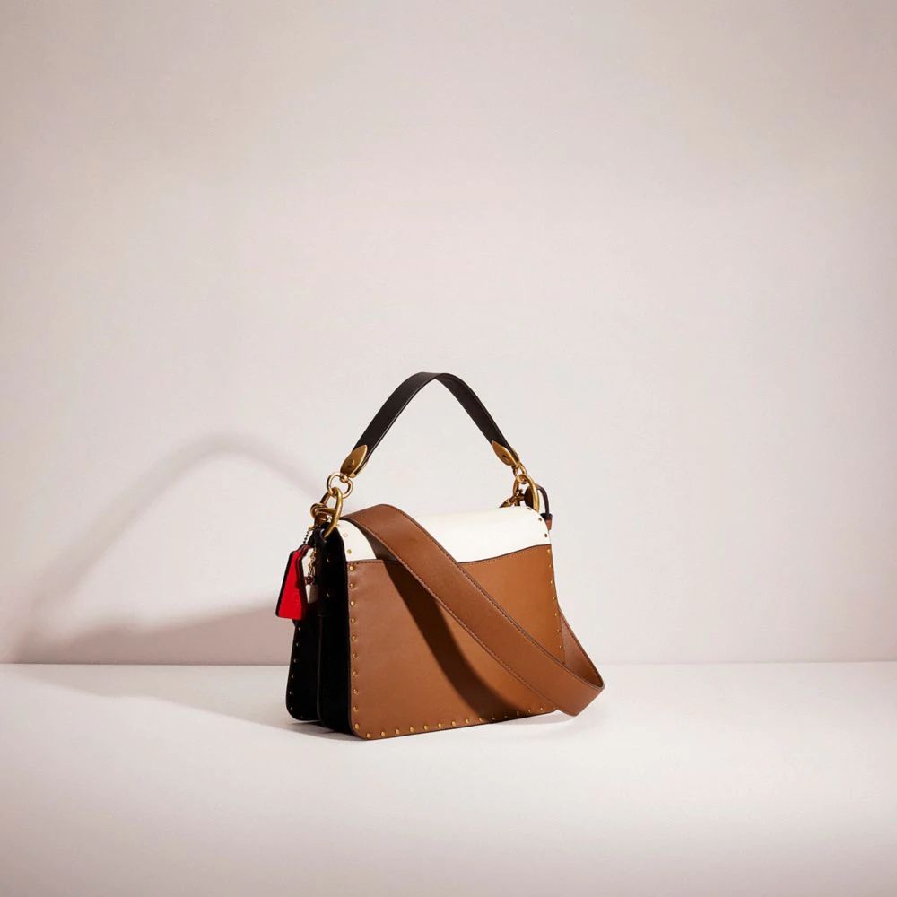Upcrafted Beat Shoulder Bag In Colorblock With Rivets