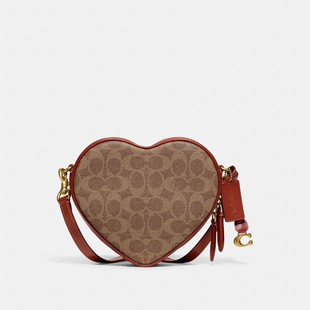 DR-Coach Designer Heart Crossbody Tote Bag