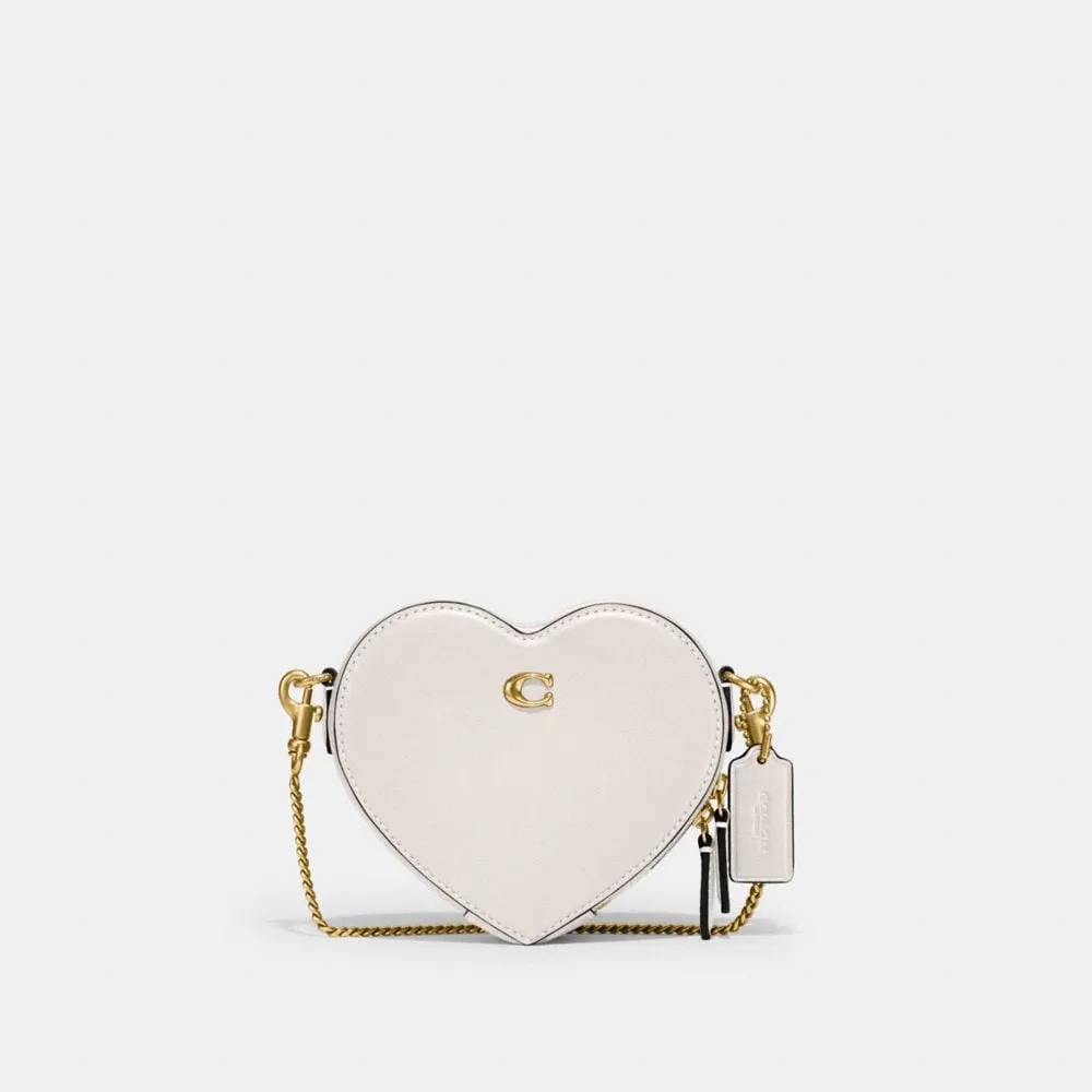 Heart Shaped Crossbody Bag With Quilting - COACH
