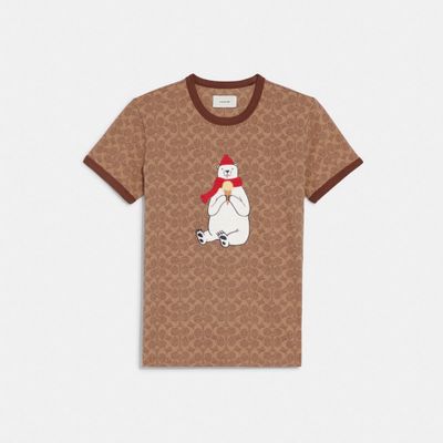 Signature Polar Bear T Shirt Organic Cotton