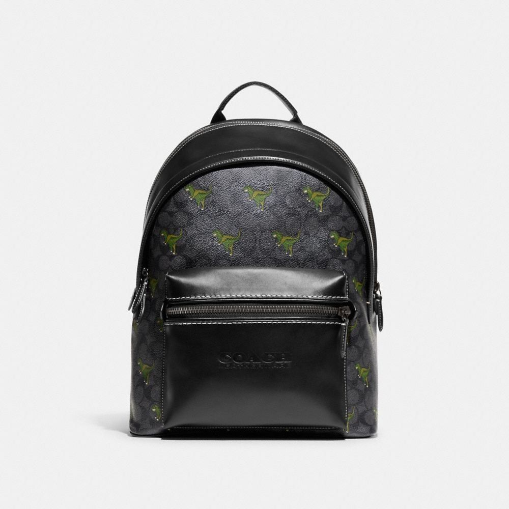 Charter Backpack In Signature Canvas With Rexy Print