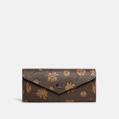 Wyn Soft Wallet With Floral Print